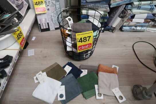 Ca. 18 stk. Södahl Organic Comfort vaskeklud 30x30 cm + kurv