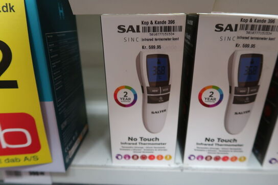 Salter No Touch pandetermometer hvid