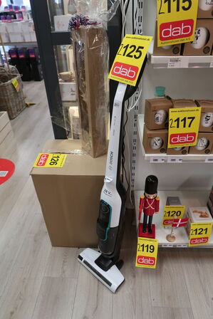Bosch series 6 Athlet stangstøvsuger hvid 28 volt - BRUGT