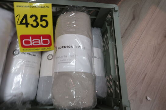 6 stk. Night & Day jersey boxlagen hvid 180x200x30 cm - ass. Farver 