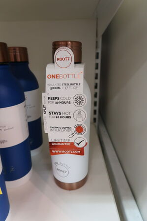 2 stk. Root7 One Bottle VIP termoflaske hvid 500 ml