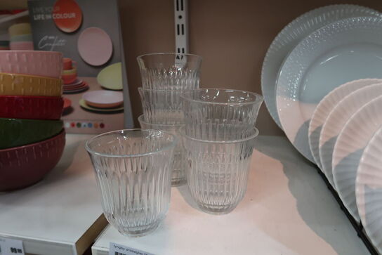 6 stk. Lyngby glas 