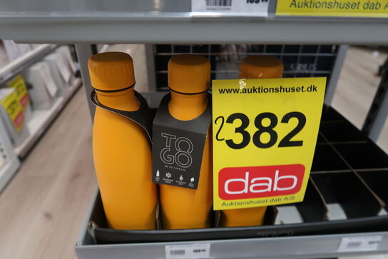 3 stk. TO GO by Scanpan Termoflaske 500 ml golden yellow