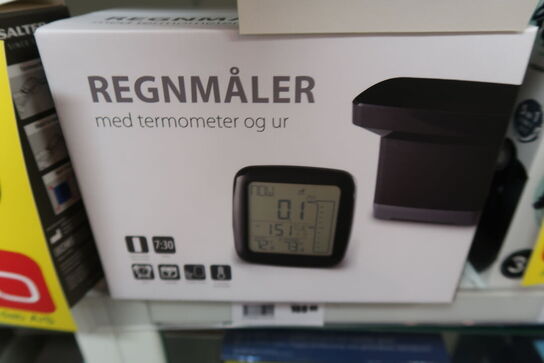 TFA regnmåler sort