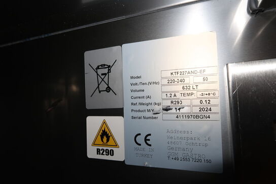 Kølebord GGM GASTRO KTF227AND-EF