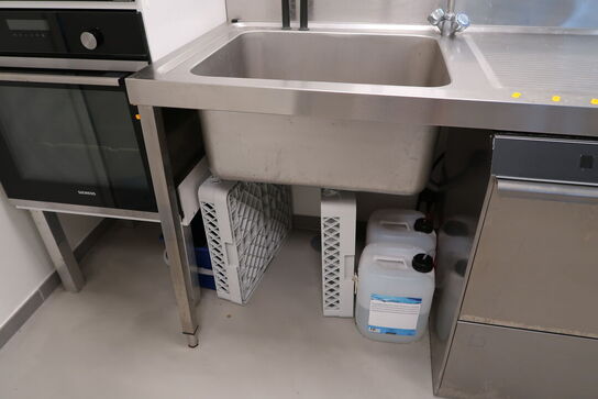 Rustfri opvaskebord med armatur GGM GASTRO