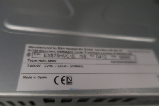 Induktionskogeplade SIEMENS EX875HVC1E