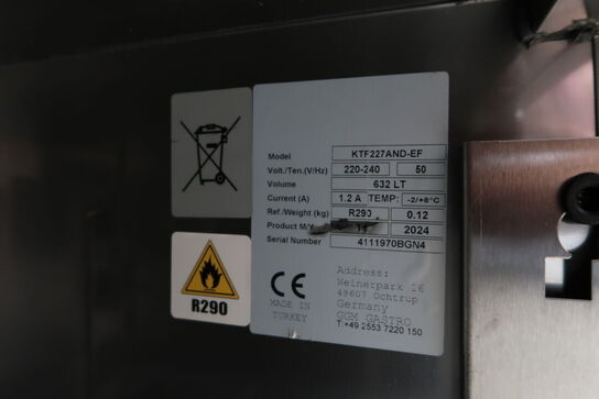 Kølebord GGM GASTRO KTF227AND-EF