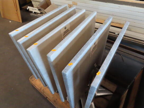 6 stk. foldbare Cafeborde. 