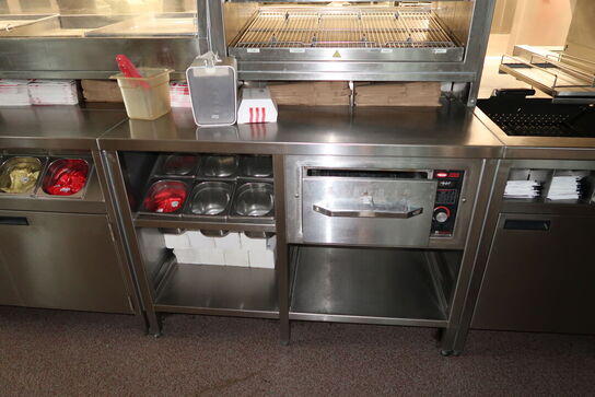 Rustfri stålbord med varmeskuffe HATCO Drawer Warmer