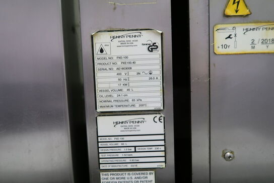 Friture HENNY PENNY PXE-100