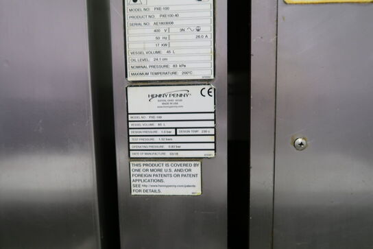 Friture HENNY PENNY PXE-100