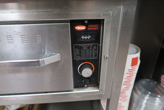 Rustfri stålbord med varmeskuffe HATCO Drawer Warmer
