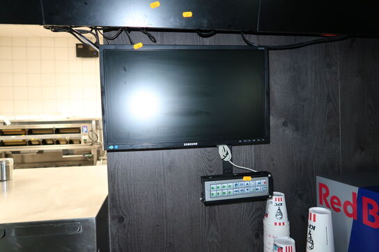 Computerskærm SAMSUNG S22E450 med betjeningspanel