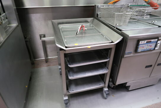 Rustfri stålopbevaringsbord