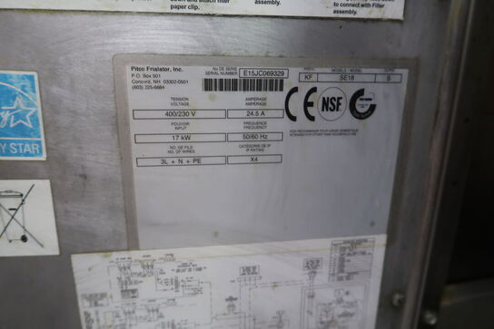 Dobbelt friture PITCO KF SE18