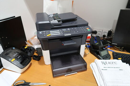 Labelprinter BROTHER, printer KYOCERA, all in one computer LENOVO m.m.