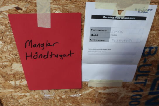 Fryseskab B SCIENCE GLOBAL B-ULT 100 (Mangler håndtaget)