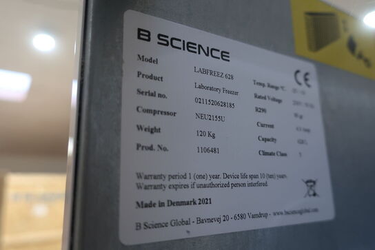 Fryseskab B SCIENCE LABFREEZ 628