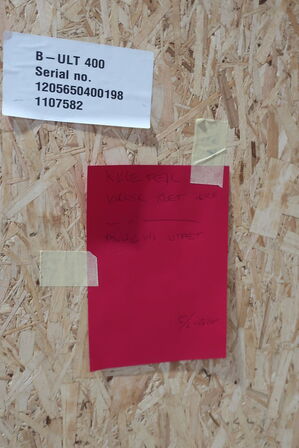 Fryseskab B SCIENCE GLOBAL B-ULT 400 (kølefejl, virker slet ikke)