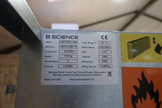 Fryseskab B SCIENCE LABFREEZ1398