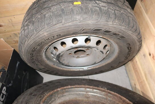 2 hjul m. vinterdæk