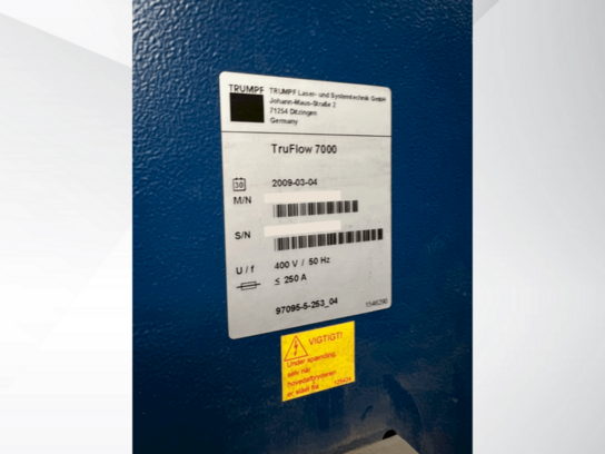 Co2-laserskæremaskine TRUMPF TruLaser 5040