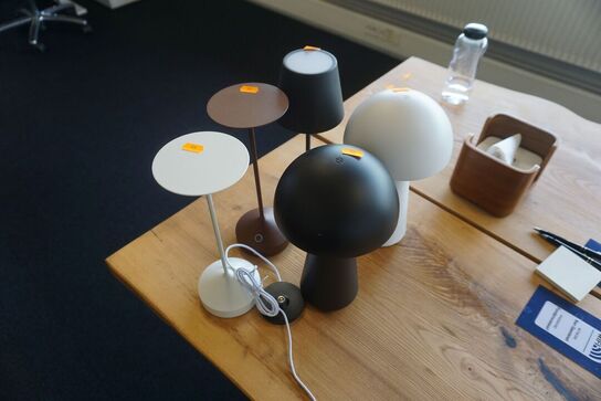 5 stk. lamper inkl. 1 lader 