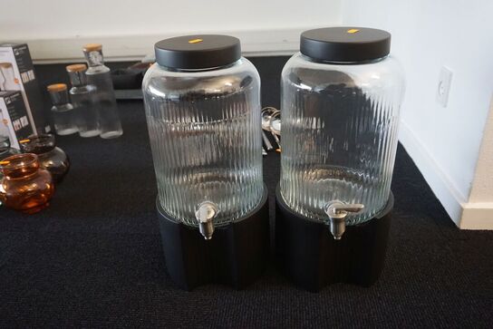 2 stk. glasdispensere 