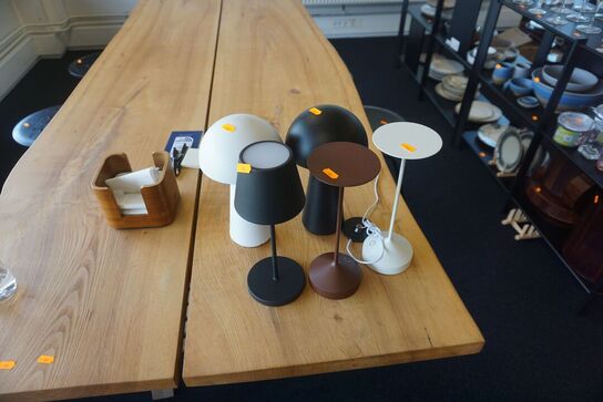 5 stk. lamper inkl. 1 lader 