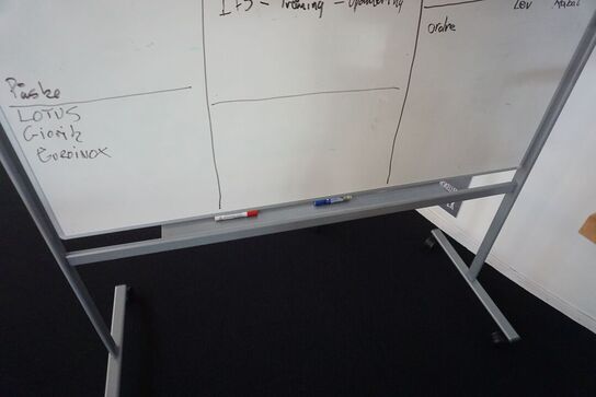 Whiteboard på hjul 