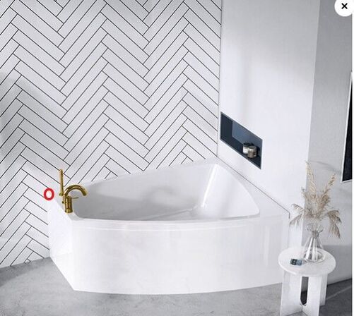 Strømberg Carronite Hjørnekar med skade STRØMBERG