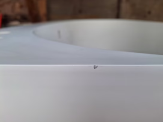 Back-To-Wall Hvidt badekar  STRØMBERG