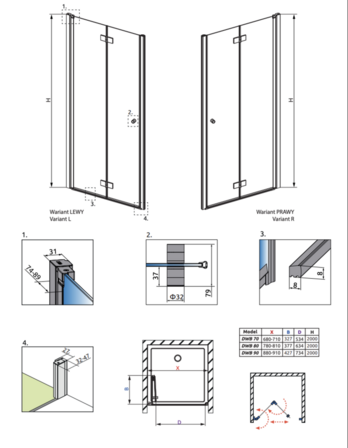 Strømberg foldedør  STRØMBERG