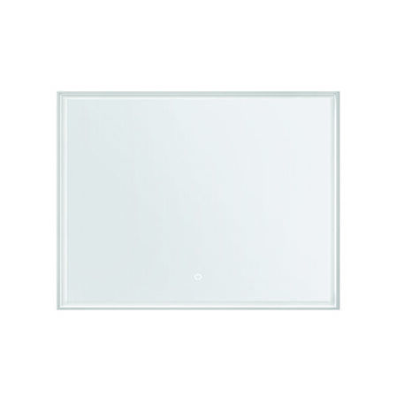 Hvidt Badeværlse Spejl med LED Belysning.  STRØMBERG