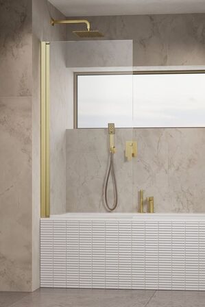 Børstet Guld Badekarvæg STRØMBERG