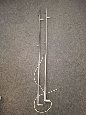 2stk krom håndklædetørre til el   STRØMBERG