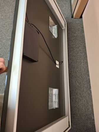 Lysspejl med sensor og 2 række STRØMBERG