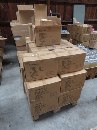 Palle med diverse soya bowls