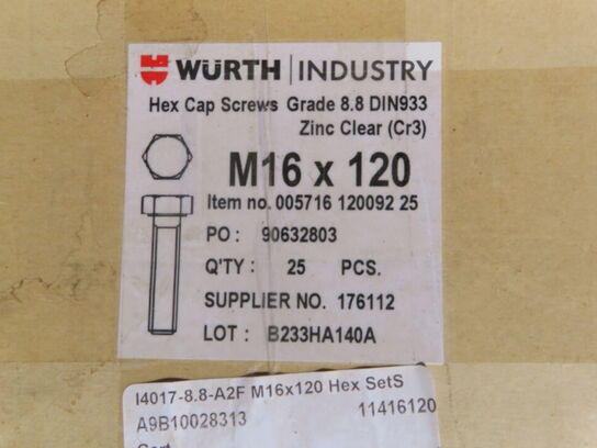 Diverse bolte samt metaldele