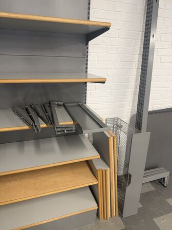 Reolsystem til butik