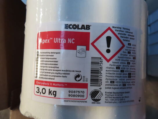 Palle med indhold af diverse skilte, arbejdslygter mv.