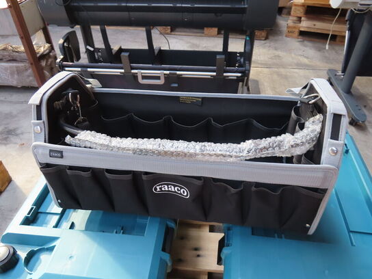 2 stk vandbeholder MAKITA samt 1 stk værktøjskasser RAACO