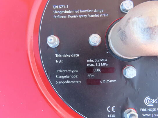 Branskab inkl brandslange