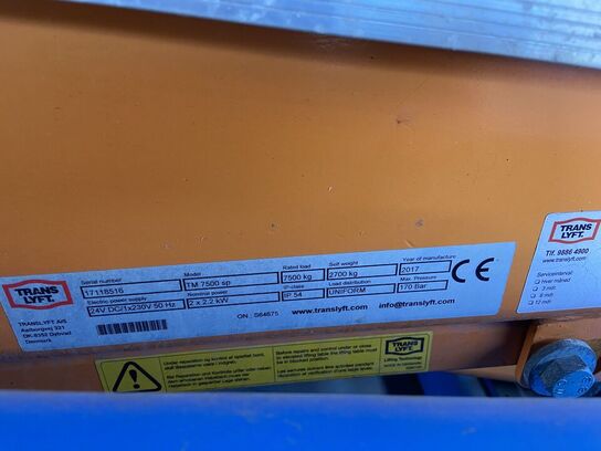 Løftebord TRANSLYFT