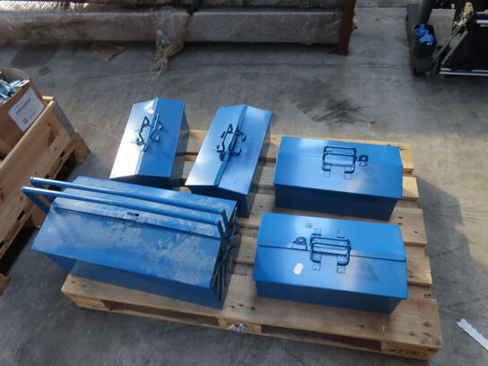 5 stk værktøjskasser BEKA