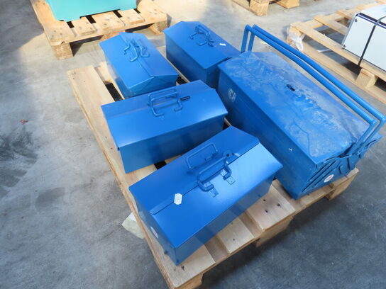 5 stk værktøjskasser BEKA