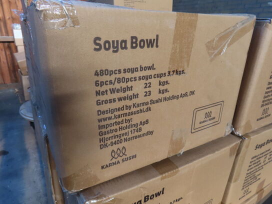 Palle med diverse soya bowls