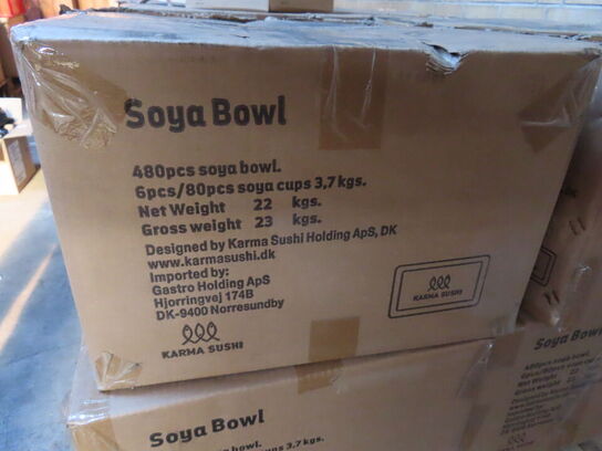 Palle med diverse soya bowls