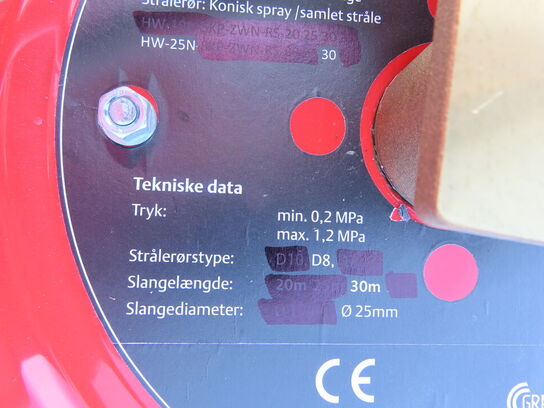 Branskab inkl brandslange